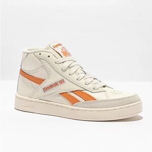 Reebok Club C Forum Chalk & Peach High Top Skate Shoes